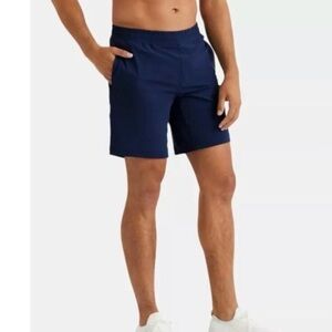 RHONE Mens 9” Navy Blue Versatility Athletic Workout Gym Shorts Unlined Sz XXL